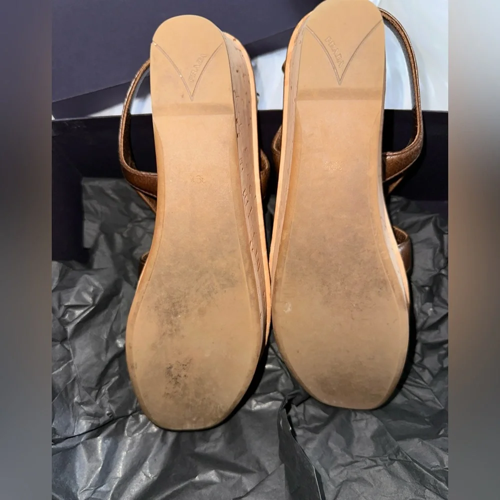 Prada platform sandals, worn twice VINTAGE - Picture 3 of 5